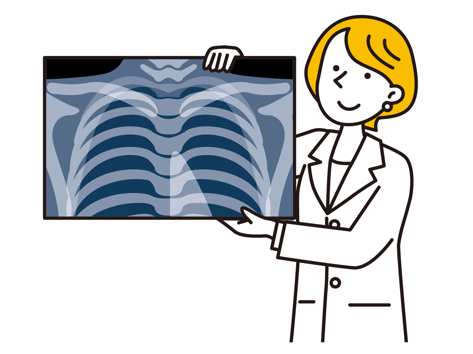 遠隔画像診断の画像